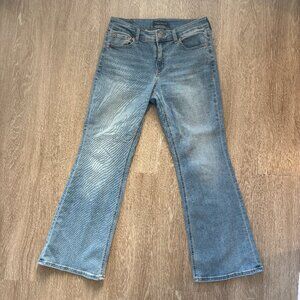 Aeropostale Mid Rise Flare Jeans